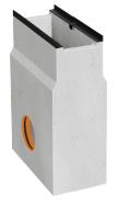 BIRCOlight® with ductile iron angles NW 150 Outfall unit