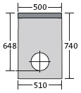 BIRCOsir® Small dimensions Nominal width 200 AS Outfall units In-line outfall unit with anchoring system I 1-piece