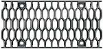 BIRCOsir® Small dimensions Nominal width 200 AS Gratings Honeycomb grating I ductile iron