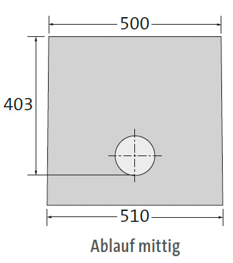 BIRCOslotted steel covers Nominal width 100 Outfall units Outfall unit NW 100 for access covers 4 mm I 1-piece