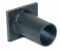 BIRCOsolid® grid channel Nominal width 200 Accessories End cap with outlet DA 225, for construction height 415