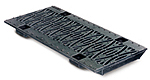 BIRCOsir® Small dimensions Nominal width 150 Gratings Design ductile iron grating 'Ellipse'
