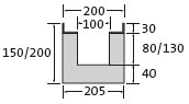 BIRCOsir® Small dimensions Nominal width 100 Channels Shallow channels | without internal inbuilt fall