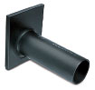 BIRCOprotect Nominal width 100 Accessories End caps with outlet DA 110 x 6,6 - SDR 17, for constuction height 180 - 280