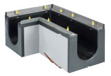 BIRCOdicht Nominal width 200 Channels Corner pieces 90° | without internal inbuilt fall