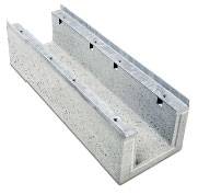 BIRCOcanal® Nominal width 100 Channels Supply channels with angles I without cast in-mounting rails