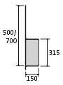 BIRCOmax-i® Nominal width 320 Accessories End caps with outlet DN 315