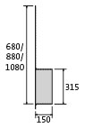 BIRCOmax-i® Nominal width 420 Accessories End caps with outlet DN 315