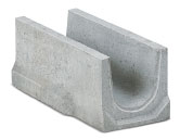 BIRCOslotted steel covers Nominal width 150 AS Channels Channel elements NW 150 AS for slotted steel covers/access covers 4 mm I without inbuilt fall