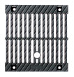 BIRCOsolid grid channel Nominal width 200 Gratings Ductile iron slotted gratings | twofold | for shut-off outfall unit