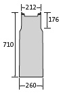 BIRCOlight® with ductile iron angles NW 150 Outfall unit In-line outfall unit I 1-piece