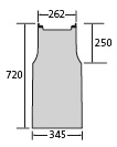 BIRCOlight® with ductile iron angles Nominal width 200 Outfall unit In-line outfall unit I 1-piece