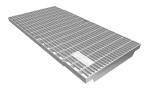 BIRCOlight® with ductile iron angles NW 200 Gratings Mesh gratings