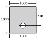 BIRCOmassiv Nominal width 170 Outfall units Outfall unit I 1-piece I with 1-piece hot-dipped galvanized surface protection