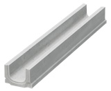 BIRCOslotted steel covers Nominal width 100 Channels Channel elements NW 100 for slotted steel covers/access covers 1,5 mm | without internal inbuilt fall