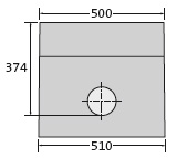BIRCOslotted steel covers Nominal width 100 Outfall units Outfall unit NW 100 for access covers 1,5 mm I 1-piece