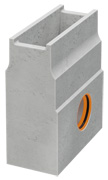 BIRCOslotted steel covers Nominal width 150 AS Outfall units Outfall unit NW 150 AS for access covers 1,5 mm | 1-piece