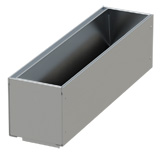 BIRCOslotted steel covers Nominal width 100 Slotted steel covers Access covers I 2-piece I material thickness 1,5 mm
