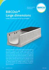 BIRCOsir® Large dimensions