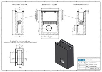 BIRCOsir® NW 150, outfall unit