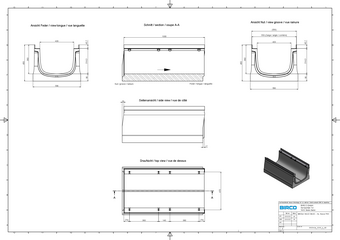 BIRCOsir® NW 420 channel, 1 m, height 450