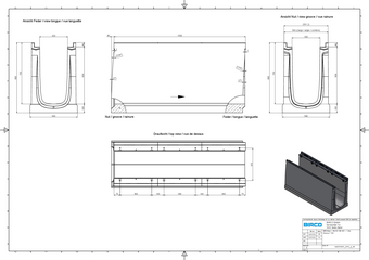 BIRCOmax-i® NW 320 channel, 1.5 m, height 800