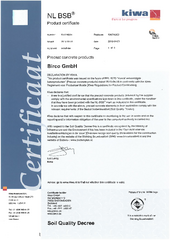 KIWA I NL BSB® I Certificate
