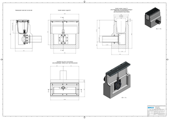 BIRCOsir® NW 320 outfall unit with manual shut-off valve