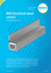 BIRCOslotted steel covers