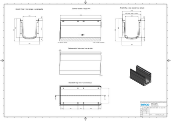 BIRCOsir® NW 320 channel, 1 m, height 550