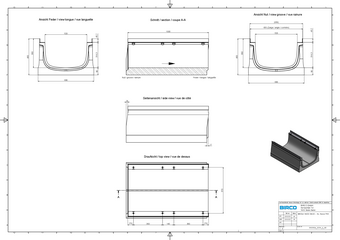 BIRCOsir® NW 520 channel 1 m, height 450
