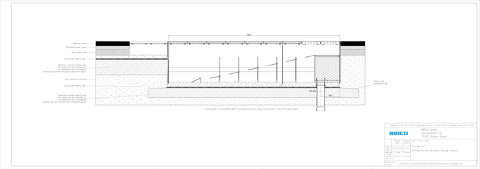 BIRCOprime® evo - inlet via channel