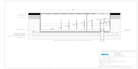 BIRCOprime® - inlet via gratings