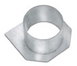 BIRCOplus Nominal width 100 Accessories End caps with outlet DN 110, galvanized