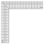 BIRCOtopline® Width 100 Gratings Mesh grating | screw-connection I galvanized steel