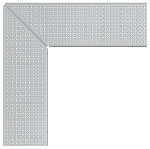 BIRCOtopline® Width 160 Gratings Perforated grating I Round holes I clampable I galvanized steel
