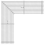BIRCOtopline® Width 160 Gratings Longitudinal bar grating I bolt fastening I galvanized steel