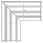 BIRCOtopline® Width 250 Gratings Longitudinal bar grating I bolt fastening I galvanized steel