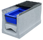 BIRCOpur® Nominal width 320 Channels Channel element with filtration set and gratings