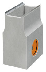 BIRCOlight® triloc® Nominal width 200 triloc® Outfall unit In-line outfall unit with anchoring system | 1-piece