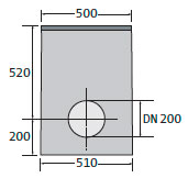 BIRCOlight® triloc® Nominal width 200 triloc® Outfall unit In-line outfall unit with anchoring system | 1-piece