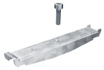 BIRCOtopline® Width 160 Gratings Longitudinal bar grating I bolt fastening I galvanized steel