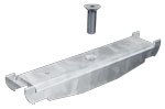BIRCOtopline® Width 130 Gratings Perforated grating I Round holes I screw-connection I galvanized steel