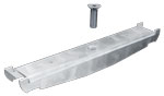 BIRCOtopline® Width 160 Gratings Perforated grating I Round holes I screw-connection I galvanized steel